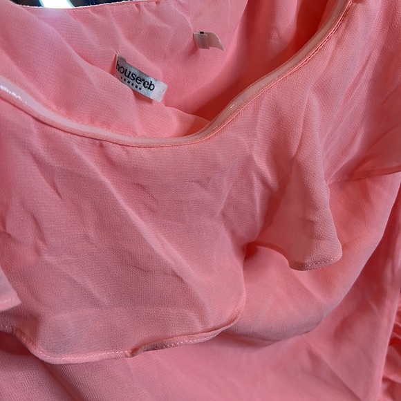 HOUSE OF CB 'Sarina' Apricot Ruffle Maxi Dress NWOT - Picture 14 of 14